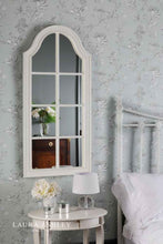 Load image into Gallery viewer, Laura Ashley Coombs Mirror Collection - Distressed Ivory

