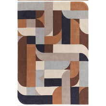 Load image into Gallery viewer, Matrix Rug - Klotski Terracotta MAX88
