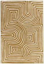 Load image into Gallery viewer, Reef Rug - Curve Ochre RF28
