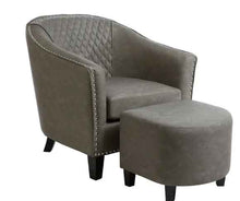 Load image into Gallery viewer, Derby Armchair and Footstool
