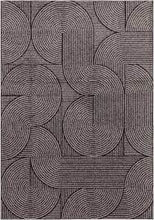 Load image into Gallery viewer, Muse Rug - Charcoal Swirl MU01
