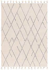 Nepal Rug -  Cream Blue Linear