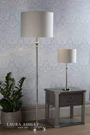 Laura Ashley - Highgrove Floor Lamp - Polished Nickel