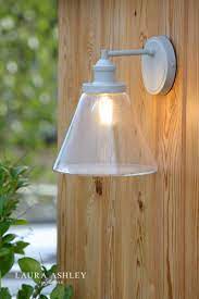 Laura Ashley - Isaac Outdoor Wall Light - Matt Pale Slate