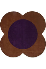 Load image into Gallery viewer, Orla Kiely Rug - Flower Chestnut/Violet
