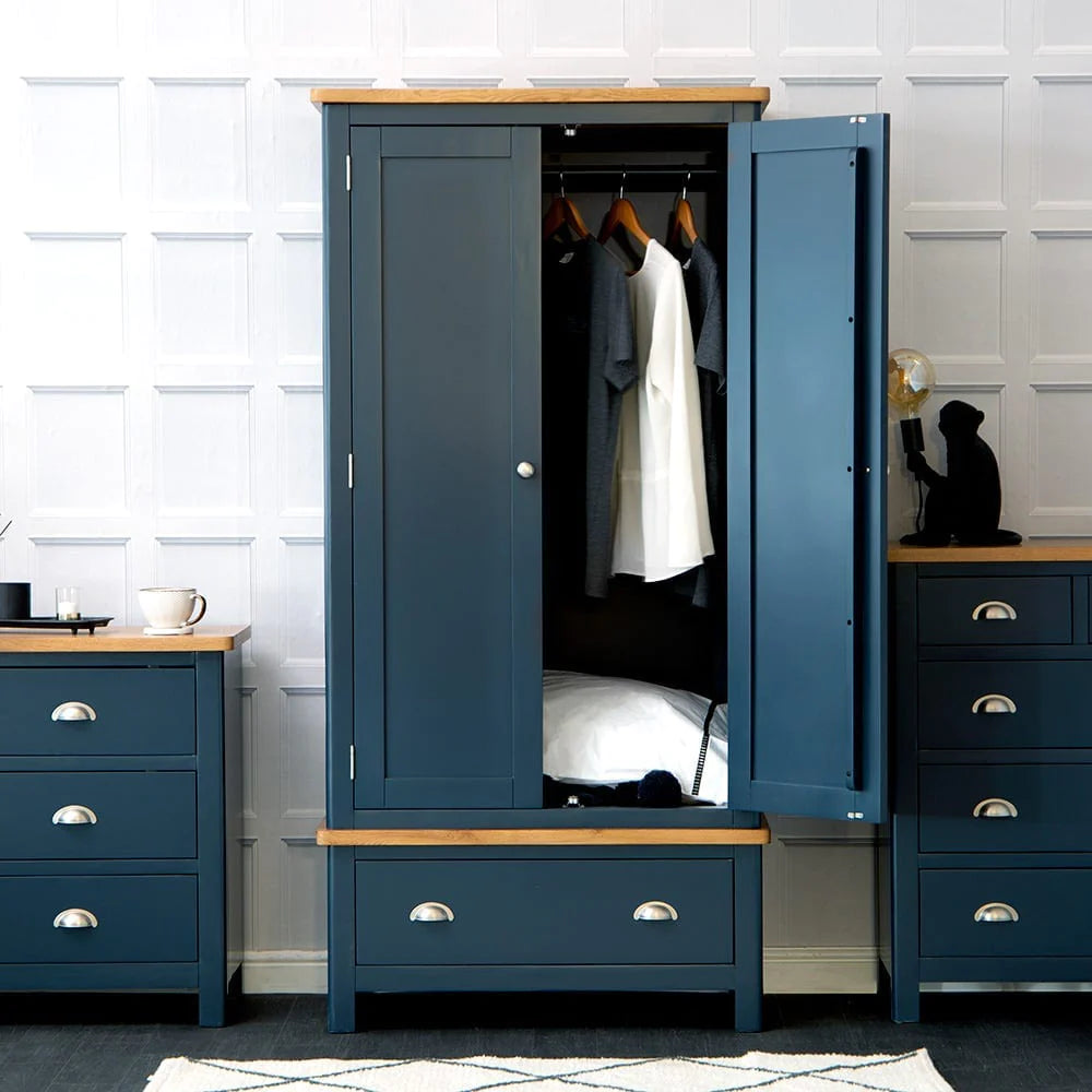 RA Blue Bedroom Collection - Gents Wardrobe
