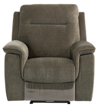 Load image into Gallery viewer, Havana Electric Recliner Upholstery Collection - Moss Green Fabric
