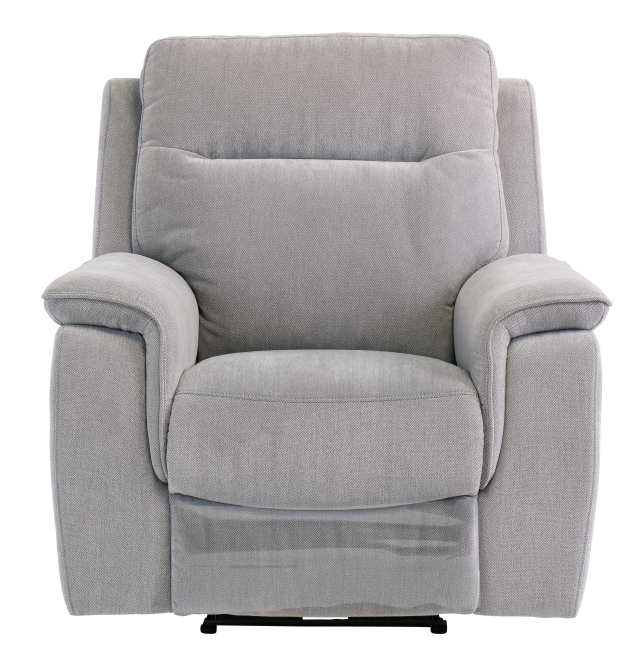Havana Electric Recliner Upholstery Collection - Silver Grey Fabric