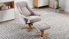 Load image into Gallery viewer, Hawaii Swivel Recliner - Lille Sand Fabric
