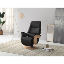Load image into Gallery viewer, Iowa Electric Swivel Recliner - Black Leather
