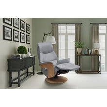 Load image into Gallery viewer, Iowa Electric Swivel Recliner - Pale Grey Leather
