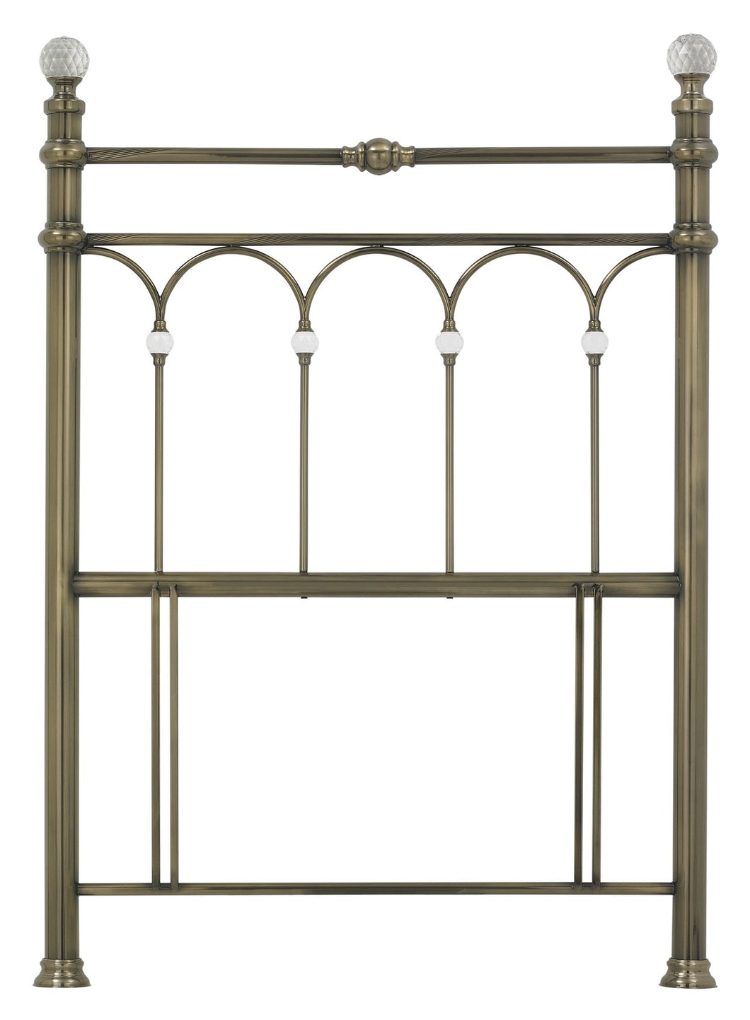 Krystal Headboards - Antique Brass