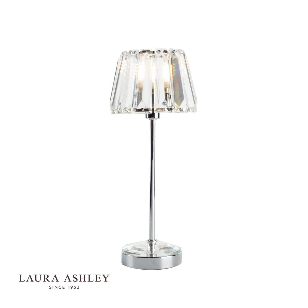 Laura Ashley - Capri Table Lamp - Polished Chrome