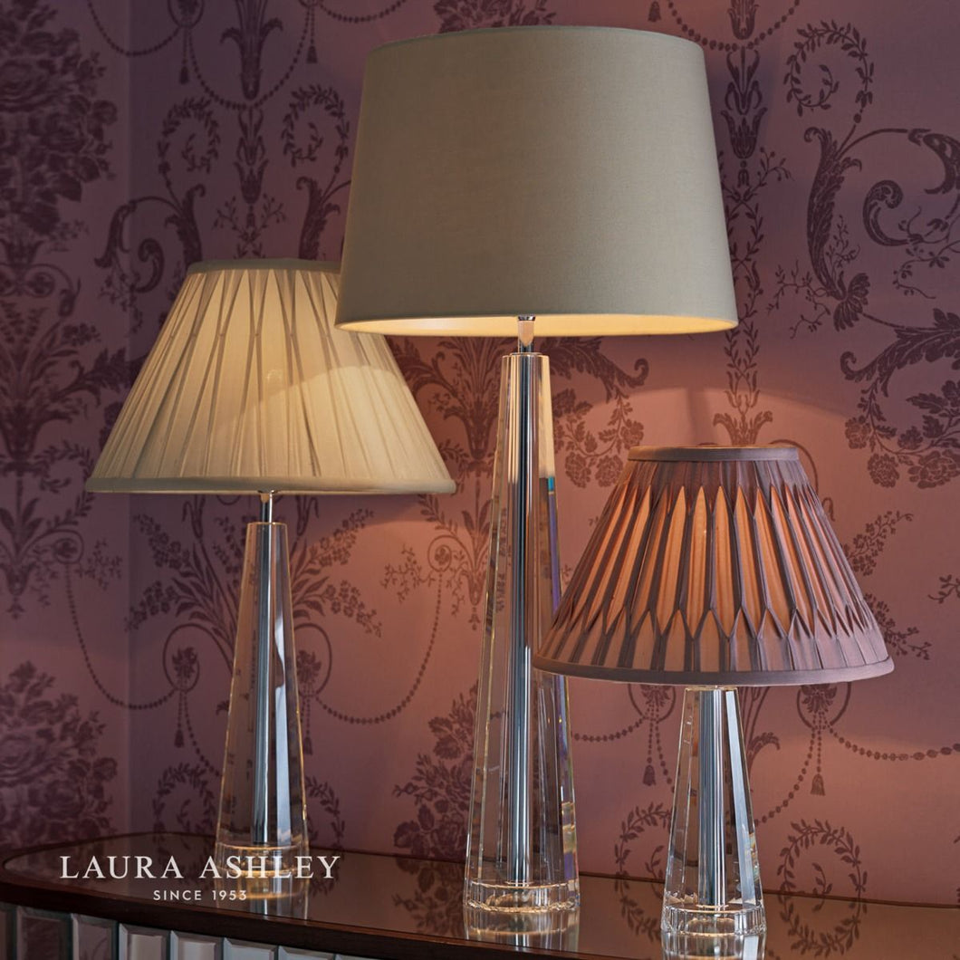 Laura Ashley - Blake Table Lamp Bases - Clear Crystal