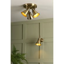 Load image into Gallery viewer, Laura Ashley - Rufus Lighting Collection - Antique Brass
