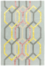 Load image into Gallery viewer, Matrix Rug - Hexagon Silver MAX67
