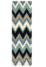 Load image into Gallery viewer, Matrix Rug - Cuzzo Blue MAX70
