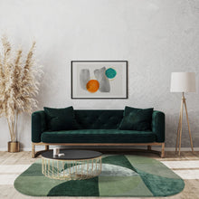 Load image into Gallery viewer, Matrix Oval Rug - Forest MAX75
