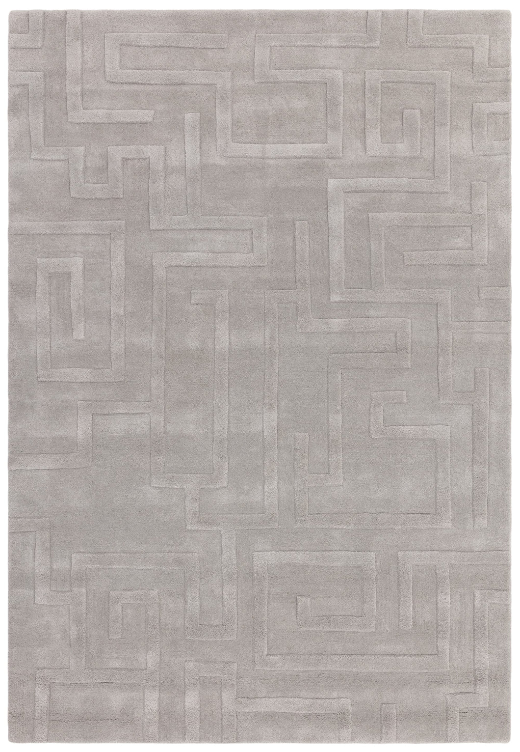 Maze Rug - Silver