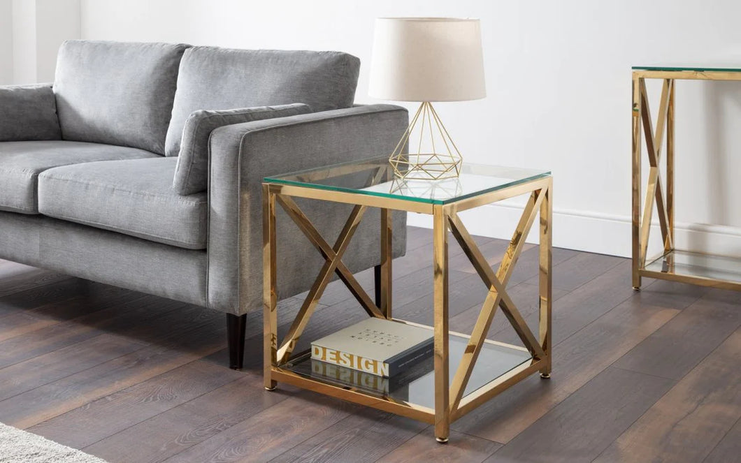 Miami Lamp Table Gold