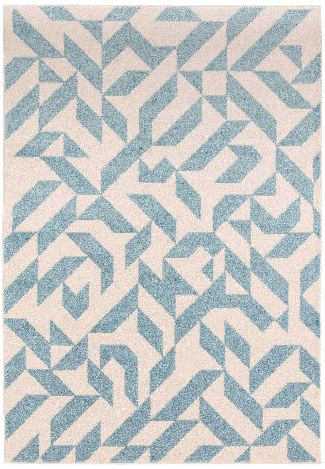 Muse Rug - Blue Shapes MU03