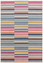 Load image into Gallery viewer, Muse Rug - Multicolour Stripe MU06
