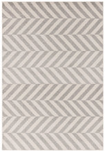 Load image into Gallery viewer, Muse Rug - Grey Chevron MU07

