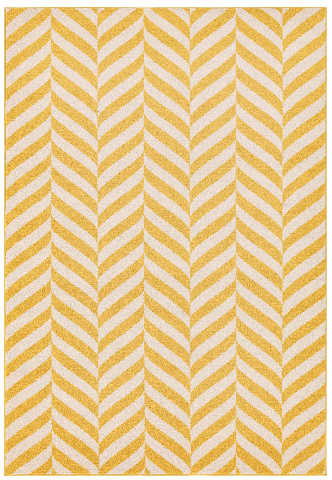 Muse Rug - Yellow Chevron MU08