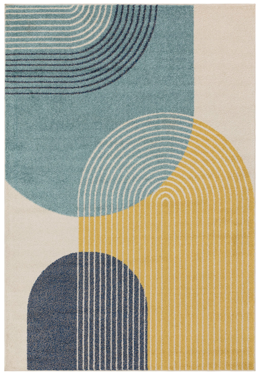 Muse Rug - Blue Retro MU15