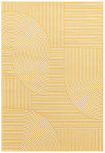 Load image into Gallery viewer, Muse Rug - Yellow Geometric MU18

