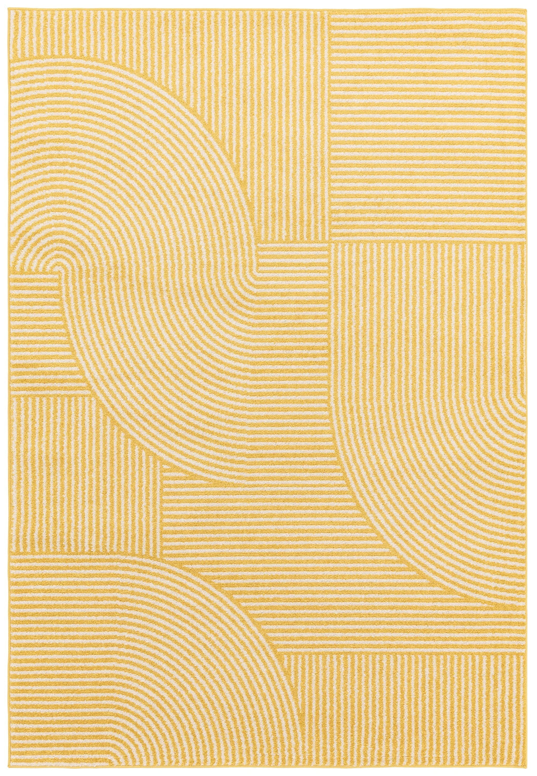 Muse Rug - Yellow Geometric MU18