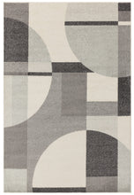 Load image into Gallery viewer, Muse Rug - Grey Art Deco MU20
