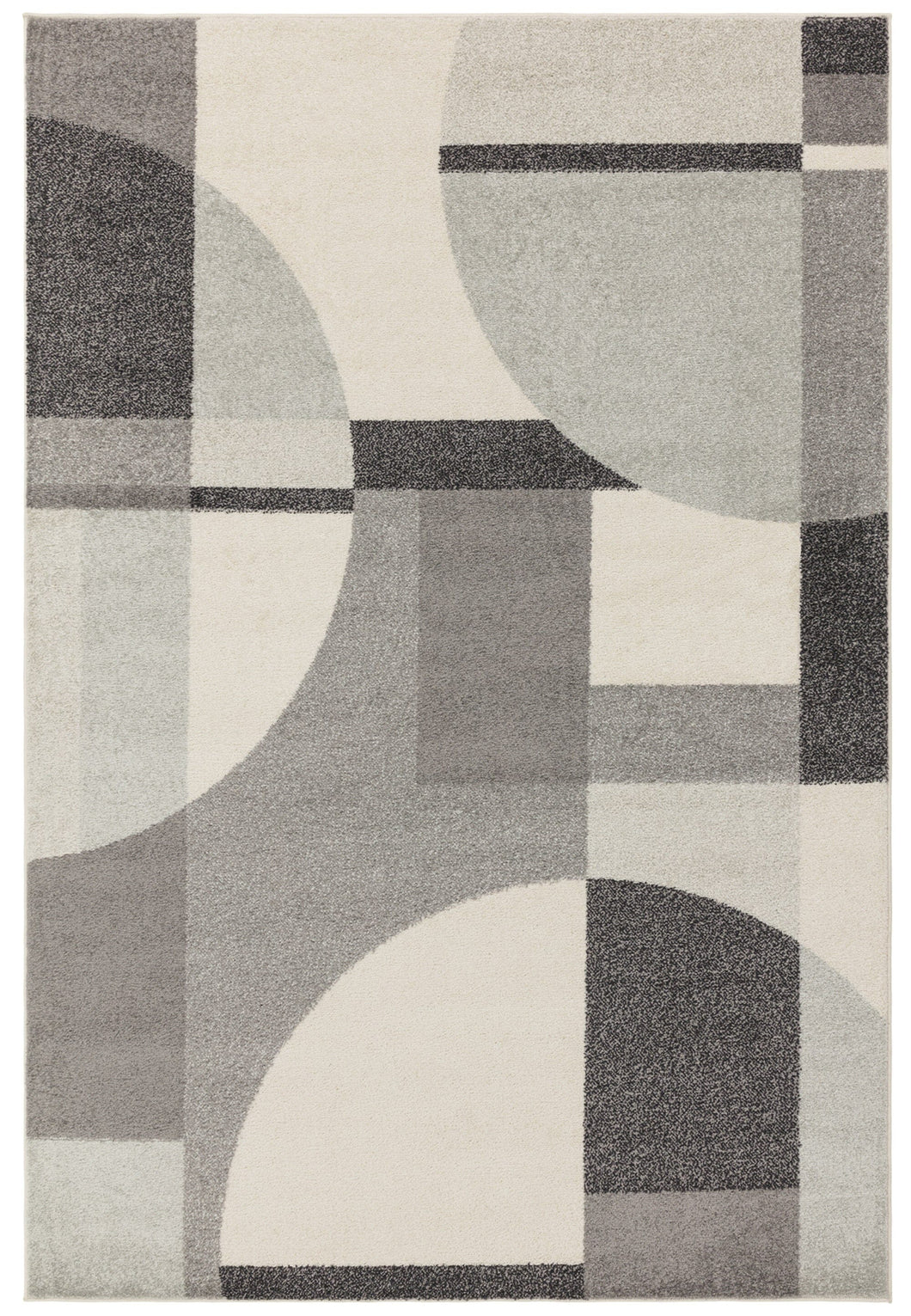 Muse Rug - Grey Art Deco MU20