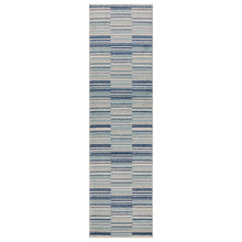 Load image into Gallery viewer, Muse Rug - Blue Stripe MU05
