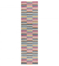 Load image into Gallery viewer, Muse Rug - Multicolour Stripe MU06
