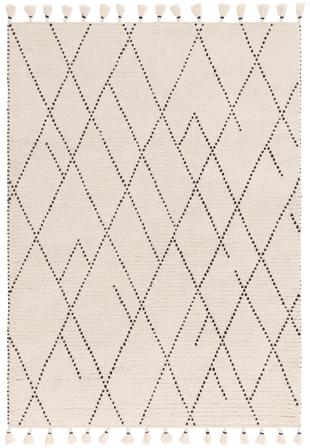 Nepal Rug -  Cream Black Linear