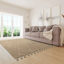 Load image into Gallery viewer, Nepal Rug -  Sand Cream Linear
