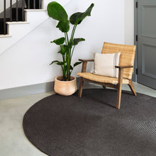 Load image into Gallery viewer, Nico Circular Rug - Charcoal 200cm x 200cm
