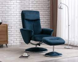 Copy of Paddington Swivel Recliner - Deep Sea Fabric