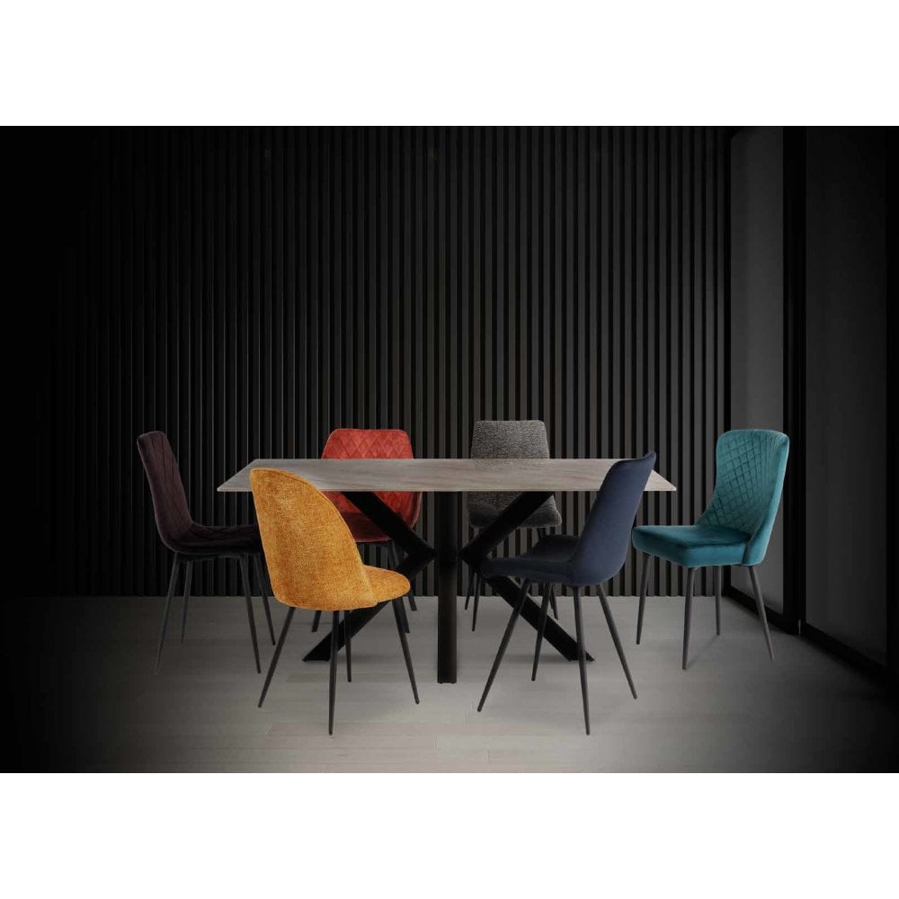Cora 1.80m Dining Table - Rebecca Grey