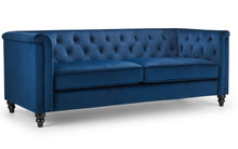 Load image into Gallery viewer, Sandringham Upholstery Collection - Blue Velvet

