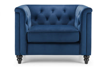 Load image into Gallery viewer, Sandringham Upholstery Collection - Blue Velvet
