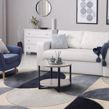 Load image into Gallery viewer, Sketch Rug - Curve Blue SK14
