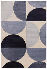 Load image into Gallery viewer, Sketch Rug - Curve Blue SK14
