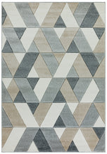 Load image into Gallery viewer, Sketch Rug - Rhombus Grey SK01
