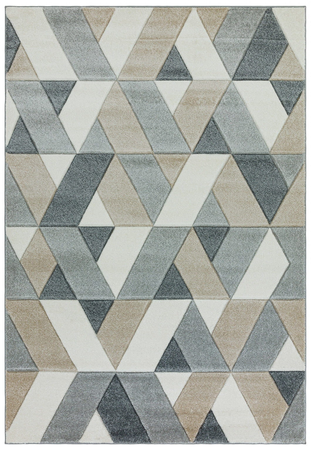 Sketch Rug - Rhombus Grey SK01