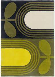 Orla Kiely Rug - Striped Tulip Seagrass