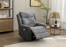 Load image into Gallery viewer, Treyton Fusion Electric Reclining Upholstery Collection - Grey
