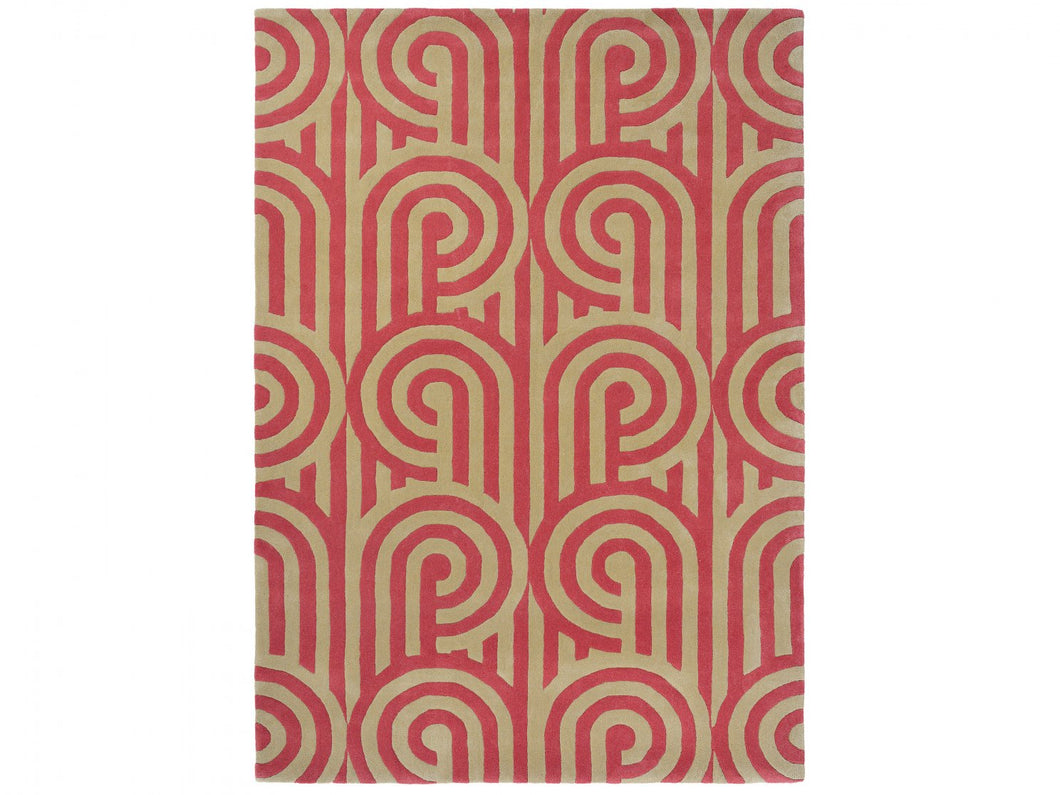 Florence Broadhurst Rugs - Turnabouts Claret