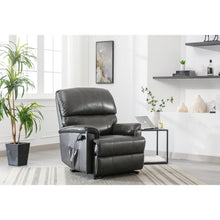 Load image into Gallery viewer, Toulouse Riser/Recliner - Carbon Grey Leather
